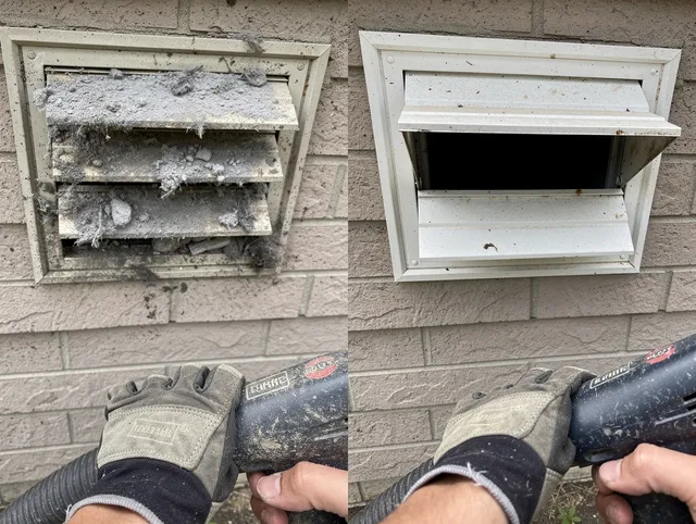 Professional dryer exhaust vent cleaning by Jacksonville Dryer Vent Cleaning in Jacksonville