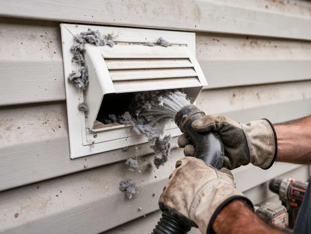 Professional dryer vent cleaning by Jacksonville Dryer Vent Cleaning in Jacksonville