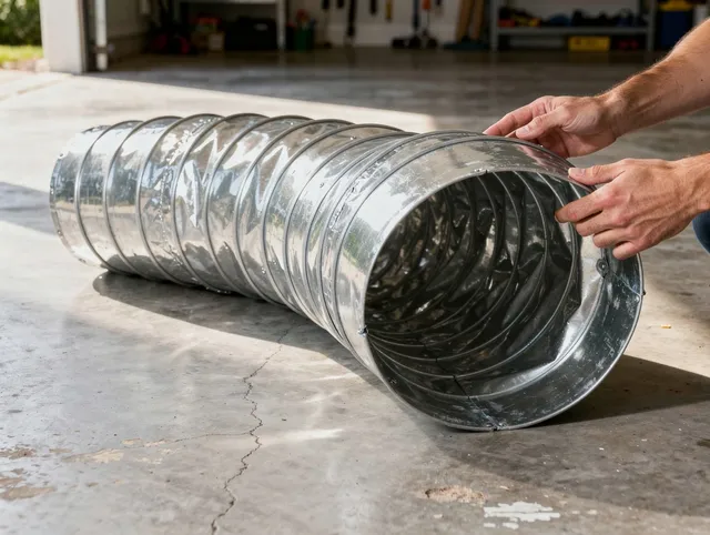 Jacksonville Dryer Vent Cleaning specialist using advanced equipment for thorough duct cleaning in Jacksonville