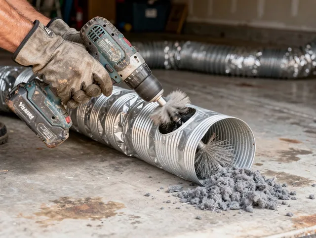 Professional duct cleaning by Jacksonville Dryer Vent Cleaning in Jacksonville