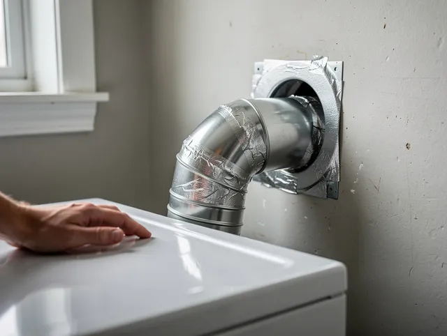 Jacksonville Dryer Vent Cleaning expert performing professional dryer vent repair and installation in Jacksonville