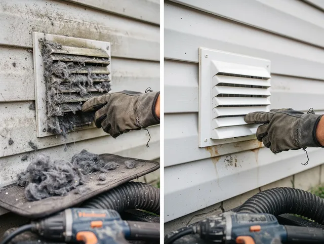 Residential dryer vent cleaning by Jacksonville Dryer Vent Cleaning in Jacksonville